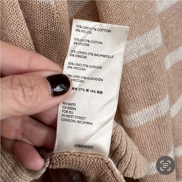 Free People Between The Lines Lightweight Pullover Boho Top Shirt Stripe - Picture 6 of 7